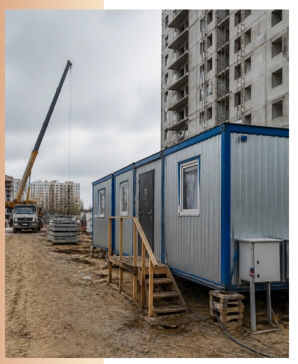 Аренда строительных вагончиков для рабочих в Сыктывкаре
